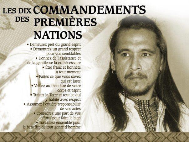 Les 10 commandements des Premières Nations Les-10-commendements